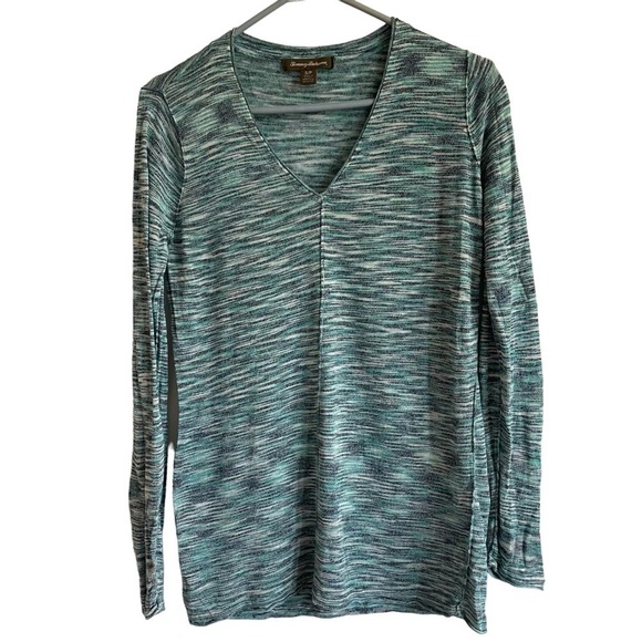 Tommy Bahama Tops - Tommy Bahama Blue Linen Blend Lightweight Sweater Top, Size S